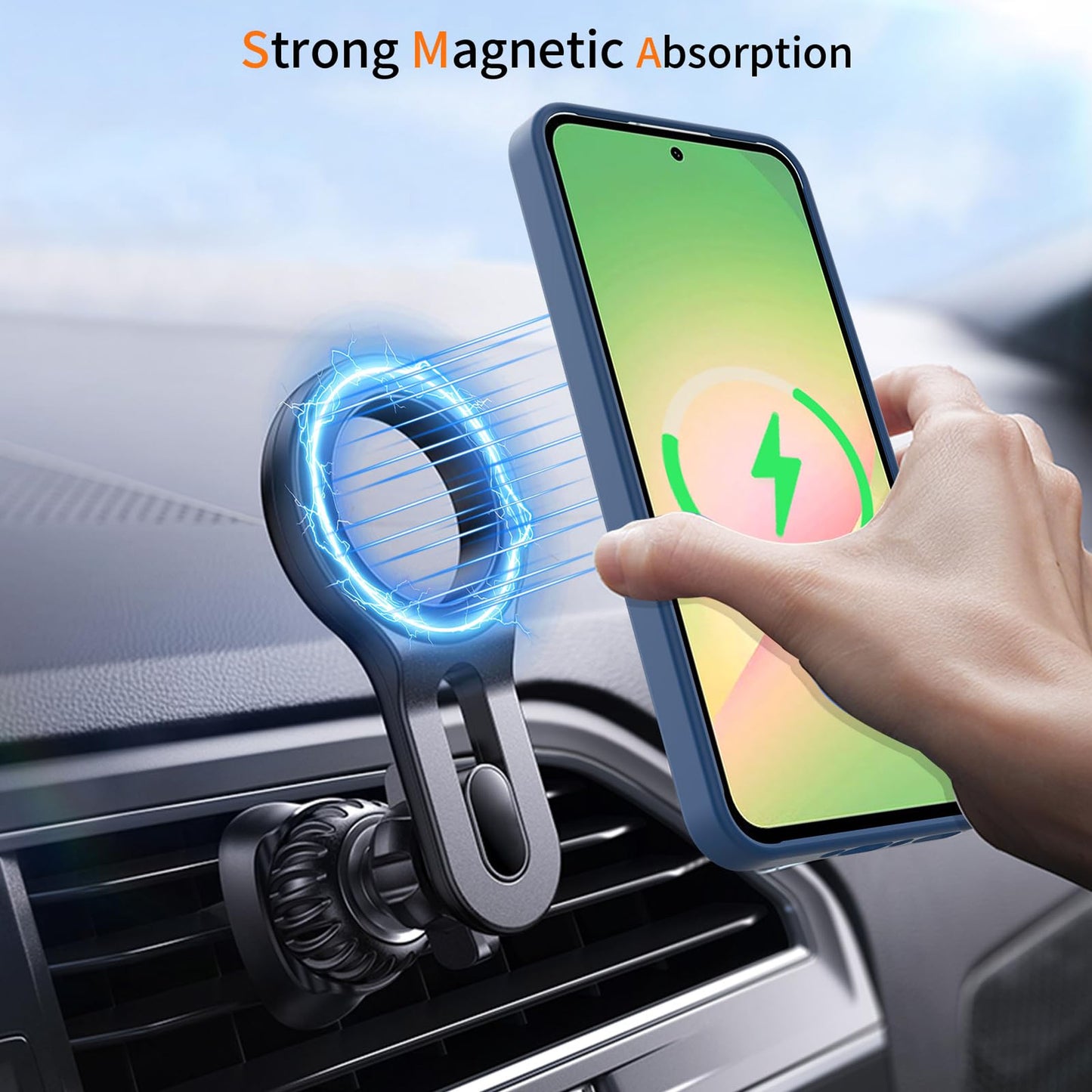 Luxury Magnetic For Magsafe Phone Case For Samsung Galaxy A16 Transparent Shockproof hardcase