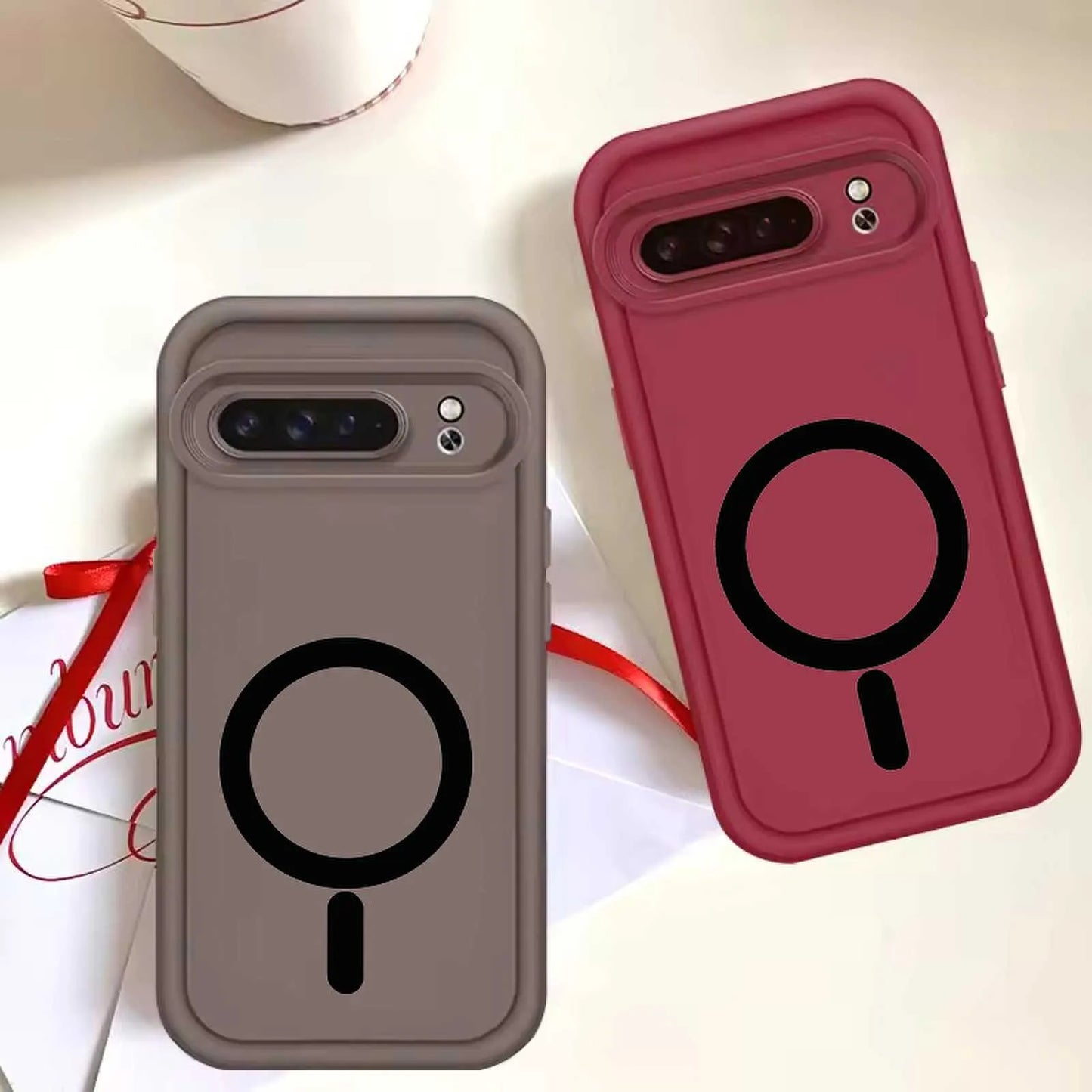 For Original Phone Case Google Pixel 9 Pro XL Pixel 9 8 7 Pro Pixel 8A 7A Shockproof Phone liquid Silicone Soft Cover