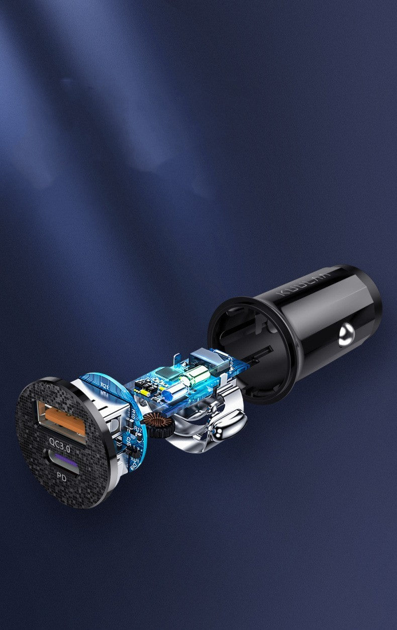 36W Dual-port Car Charger USB Pdqc3.0 Fast Charging Car Charging Private Model Type-c Multi-interface