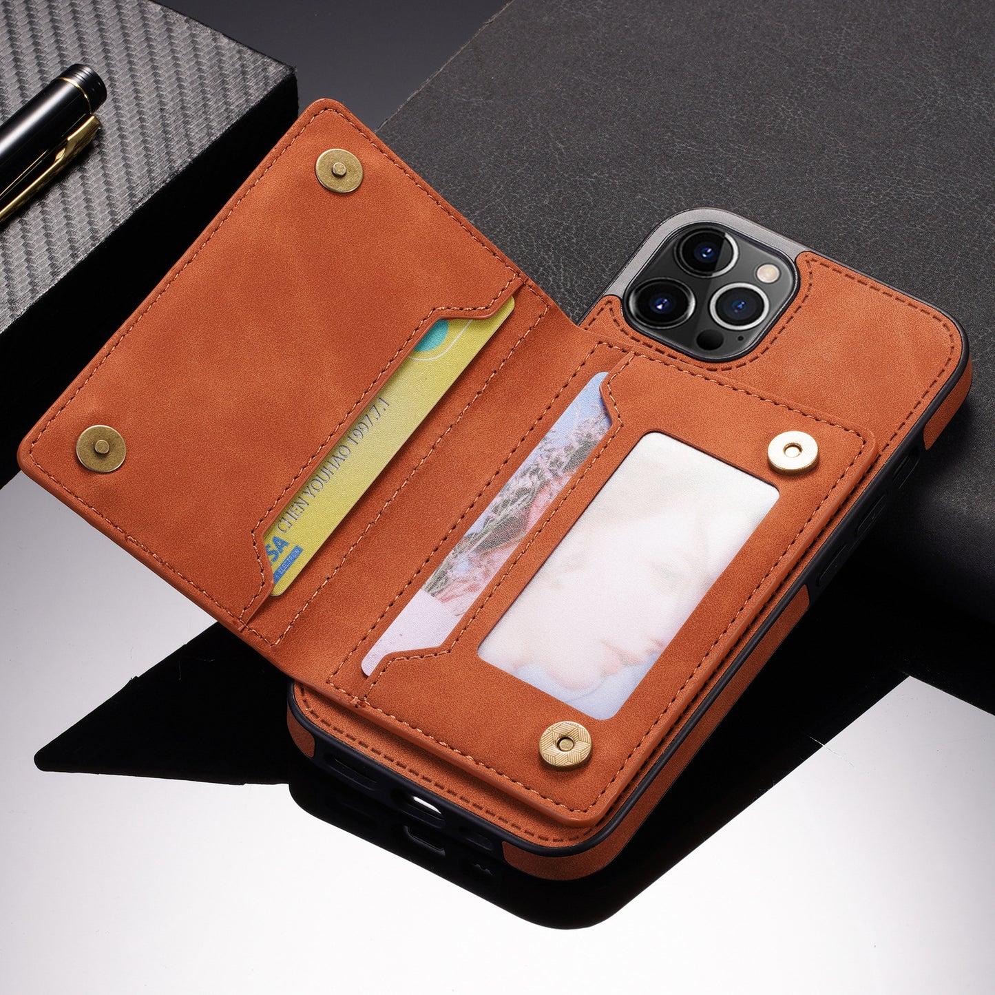 Card Mobile Protective Case Mobile Phone Leather