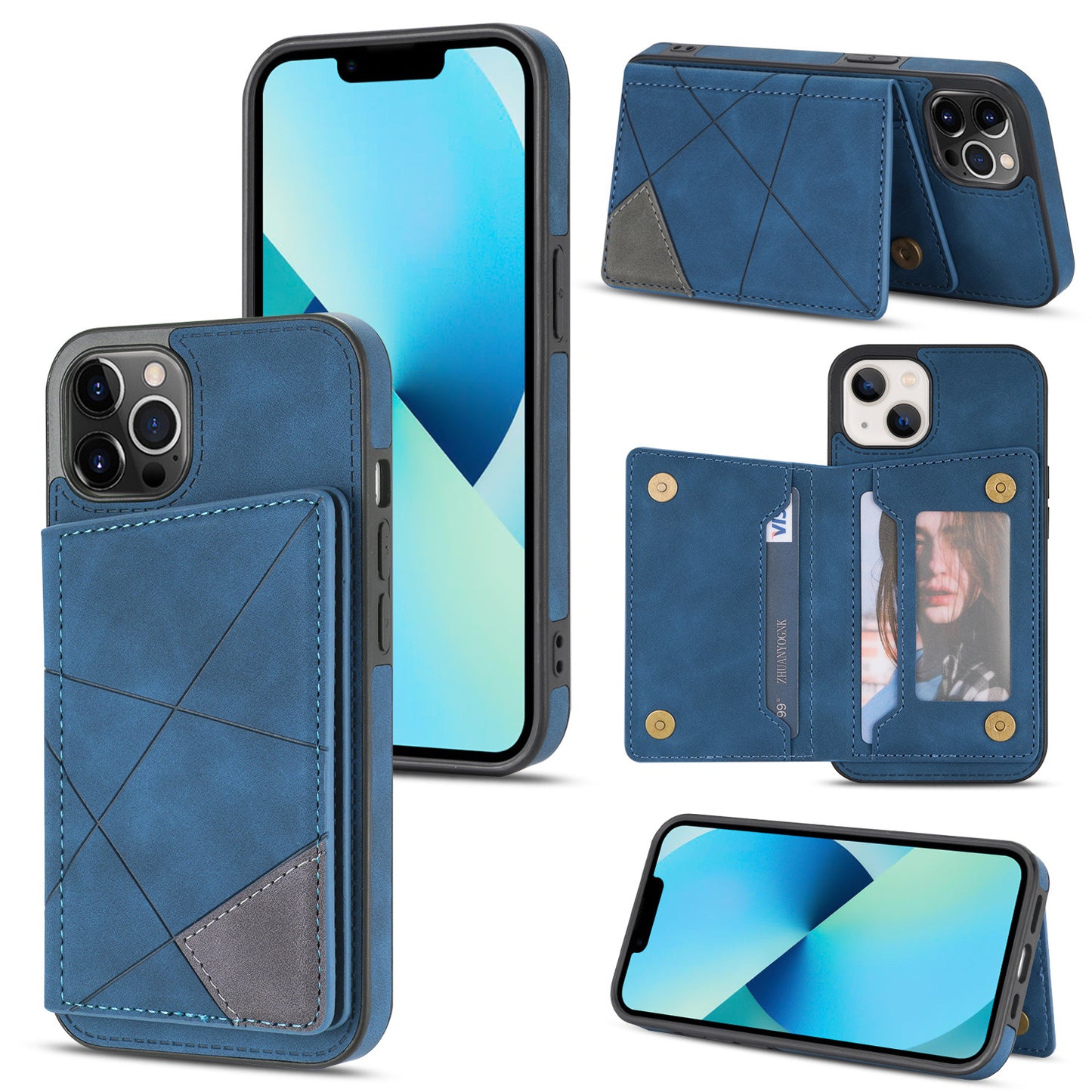Card Mobile Protective Case Mobile Phone Leather