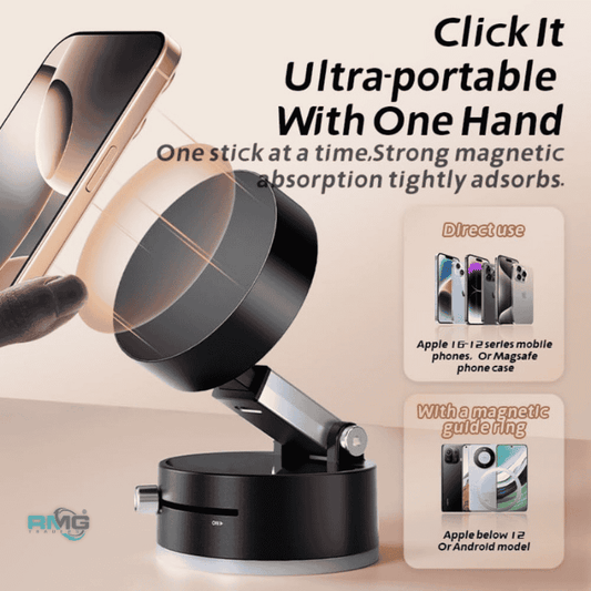 Foldable Mobile Phone Holder Vacuum Suction Cup Holder