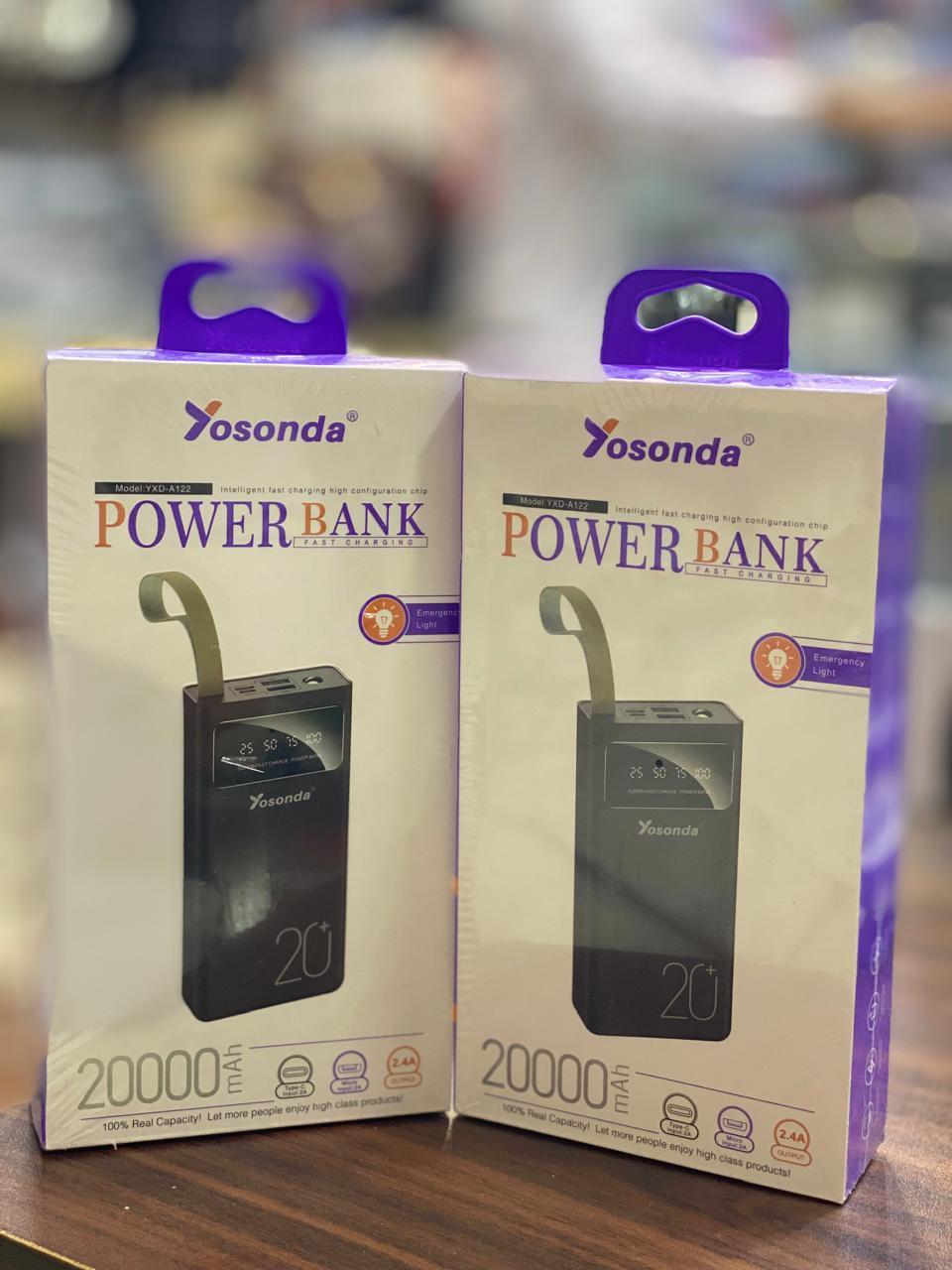 Fast Charging Power Bank - Charge 3 Devices Simultaneously | 20000 mAh