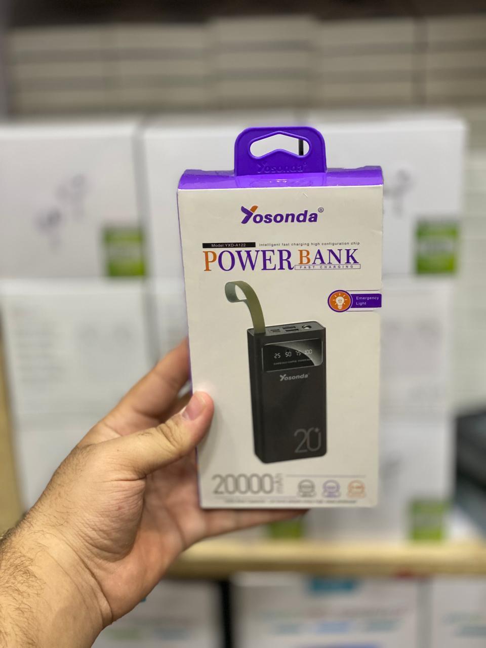 Fast Charging Power Bank - Charge 3 Devices Simultaneously | 20000 mAh