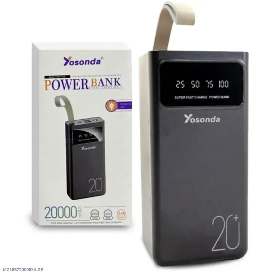 Fast Charging Power Bank - Charge 3 Devices Simultaneously | 20000 mAh