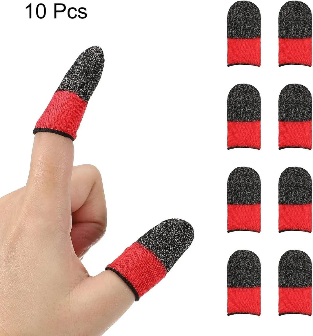 New 5 Pairs Random Color Gaming Thumb Gloves Mobile Gaming Finger Sleeves | Anti-Sweat Touch Screen Gloves | PUBG & Free Fire Finger Cover