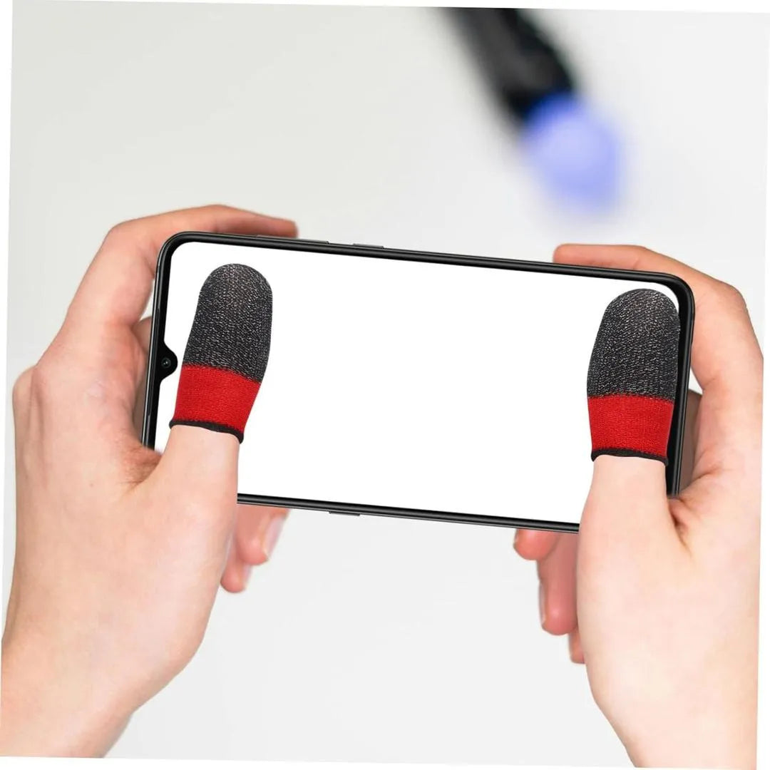 New 5 Pairs Random Color Gaming Thumb Gloves Mobile Gaming Finger Sleeves | Anti-Sweat Touch Screen Gloves | PUBG & Free Fire Finger Cover