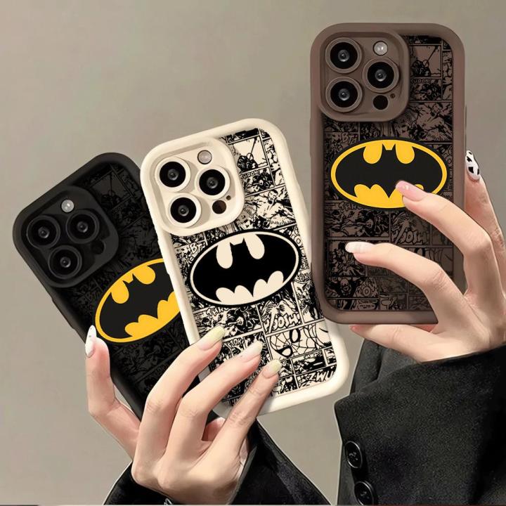 Superheros Logo Bat-man Phone Case Suitable For iPhone 17 Air 16 15 14 13 12 11 Pro Max 6 6s 7 8 14 15 16 17 Plus X Xr Xs Max SE2020 2022 Shockproof Cover