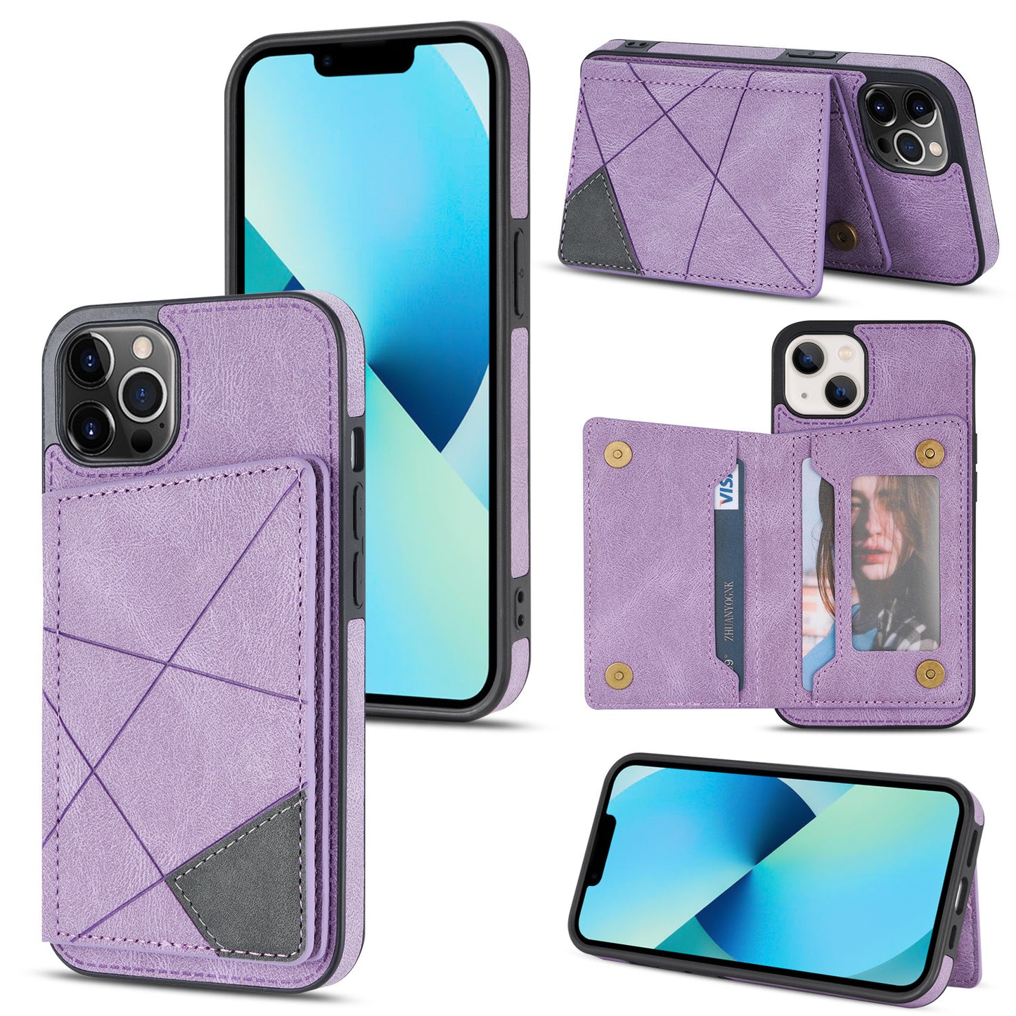 Card Mobile Protective Case Mobile Phone Leather