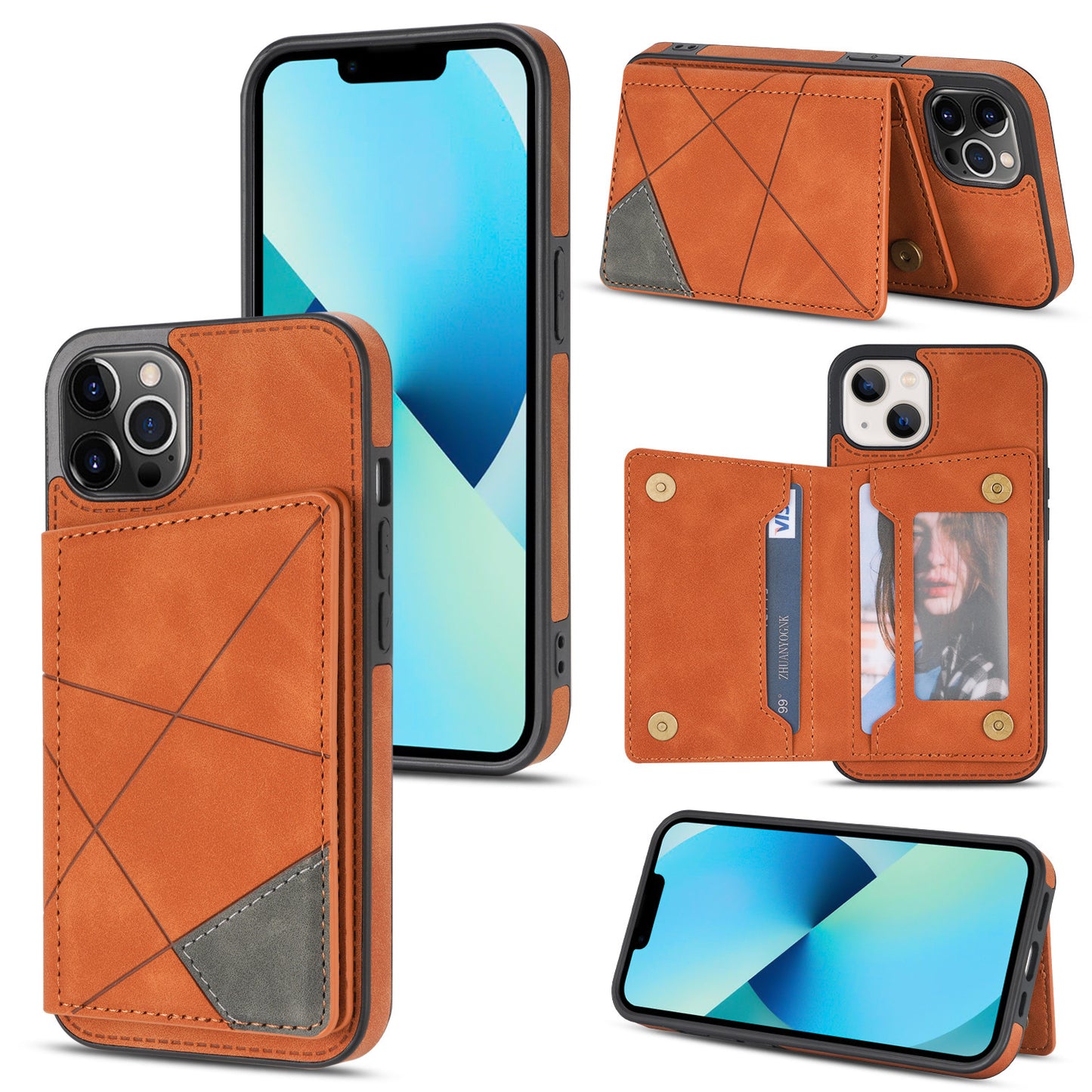 Card Mobile Protective Case Mobile Phone Leather