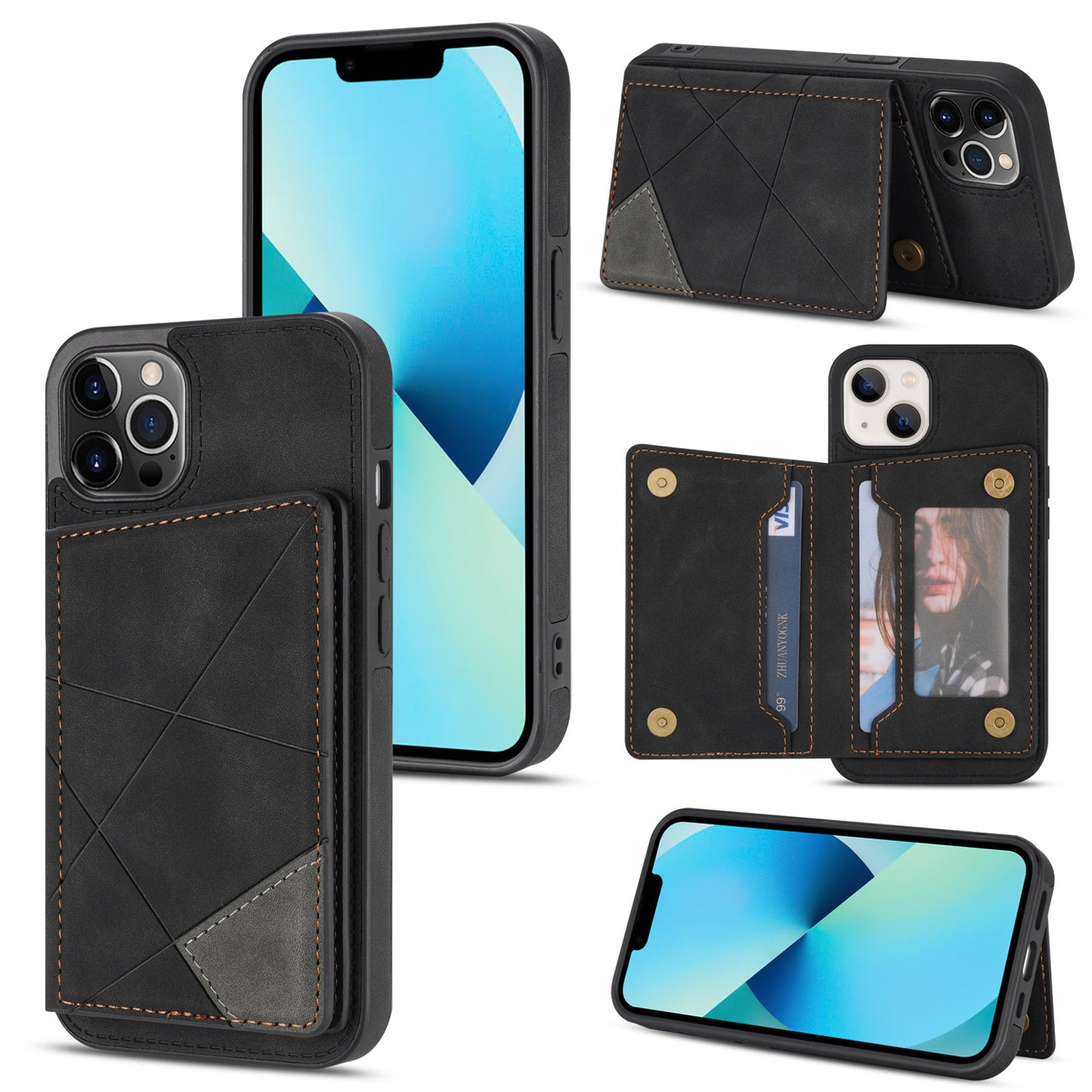 Card Mobile Protective Case Mobile Phone Leather